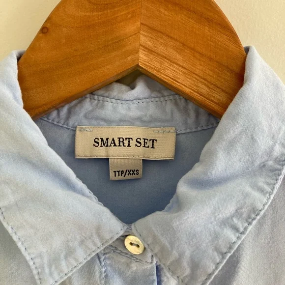 Smart Set Flowy Button Up, S - Picture 3 of 8